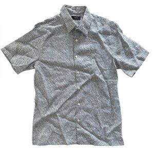 THEORY Men's IRVING Short Sleeve Button Down Shirt Lagos Multi NWT
